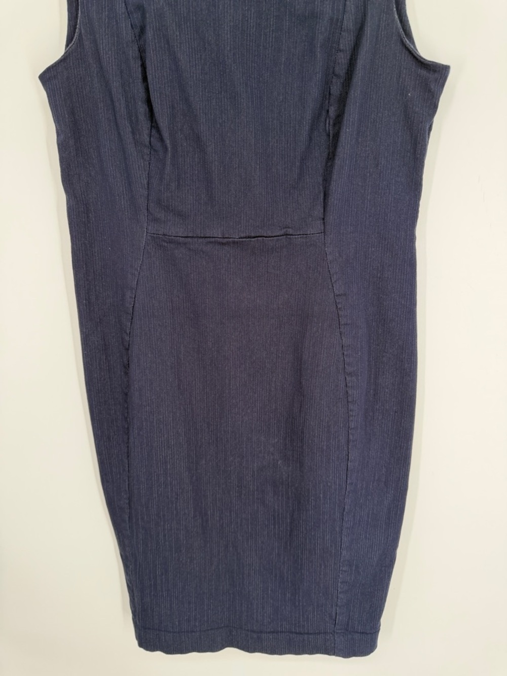 Calvin Klein Sleeveless Sheath Dress Denim Size 12 - Picture 3 of 11